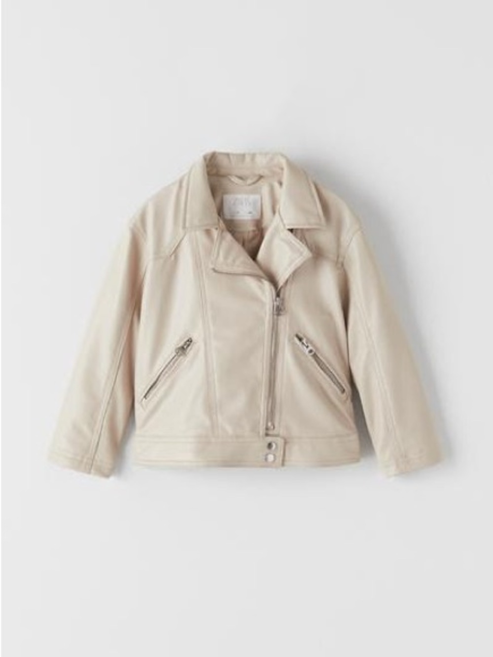 ZARA FAUX LEATHER BIKER JACKET